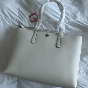 Winter White Kate Spade Tote